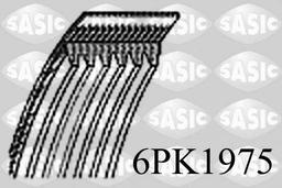 Courroie trapézoïdale à nervures SASIC 6PK1975