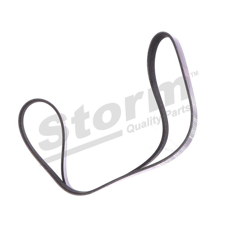 Courroie trapézoïdale à nervures STORM QUALITY PARTS STO6PK1125