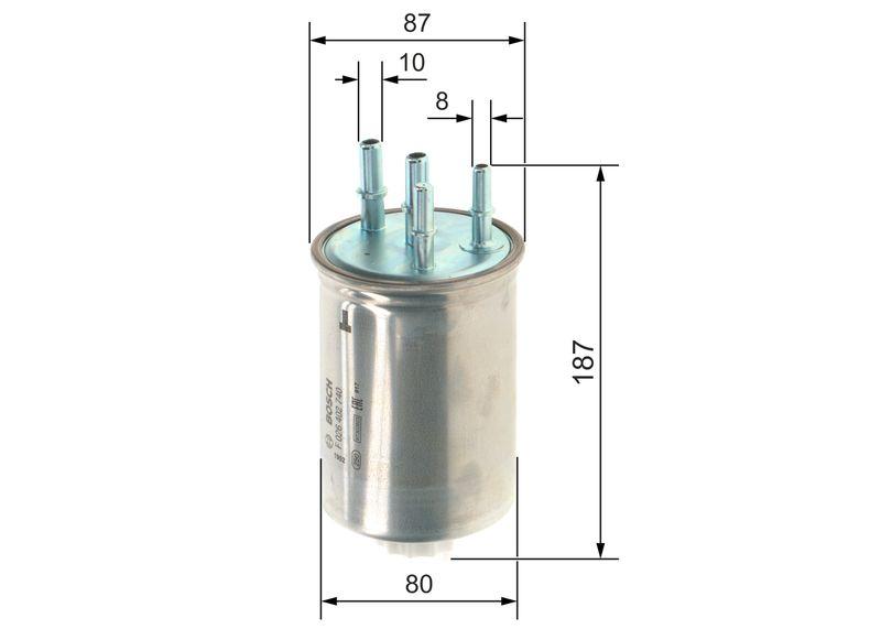 Filtre à carburant BOSCH F 026 402 740