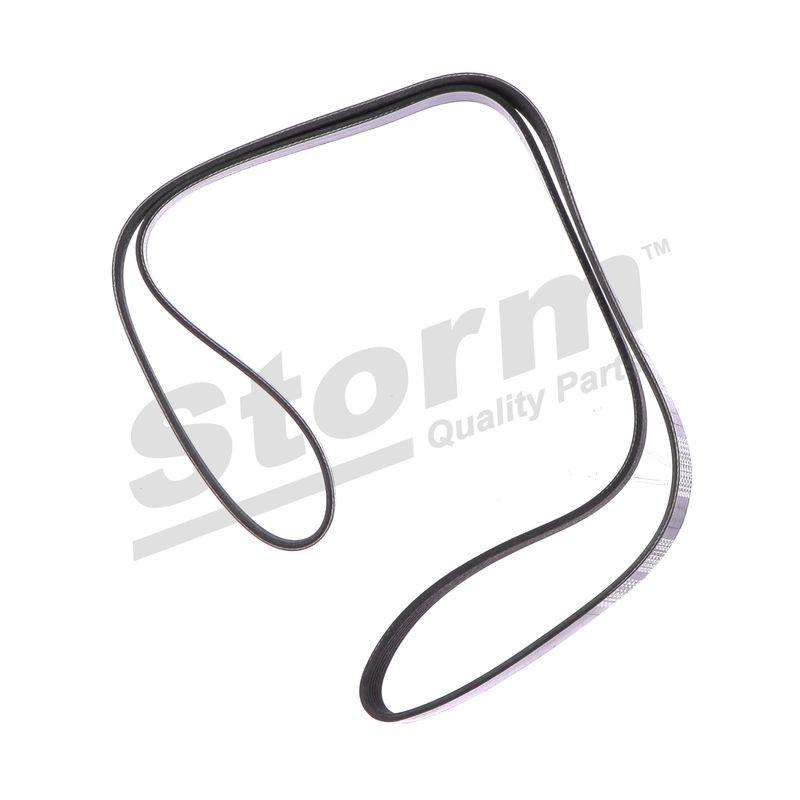 Courroie trapézoïdale à nervures STORM QUALITY PARTS STO6PK1775