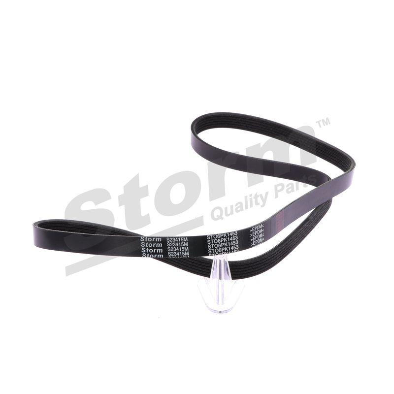 Courroie trapézoïdale à nervures STORM QUALITY PARTS STO6PK1453