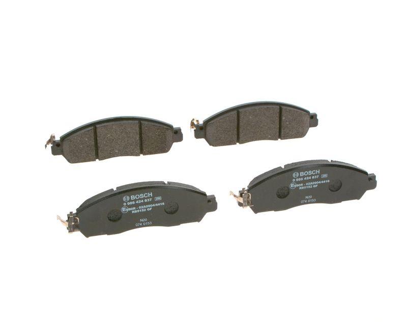 Kit de plaquettes de frein, frein à disque BOSCH 0 986 424 837