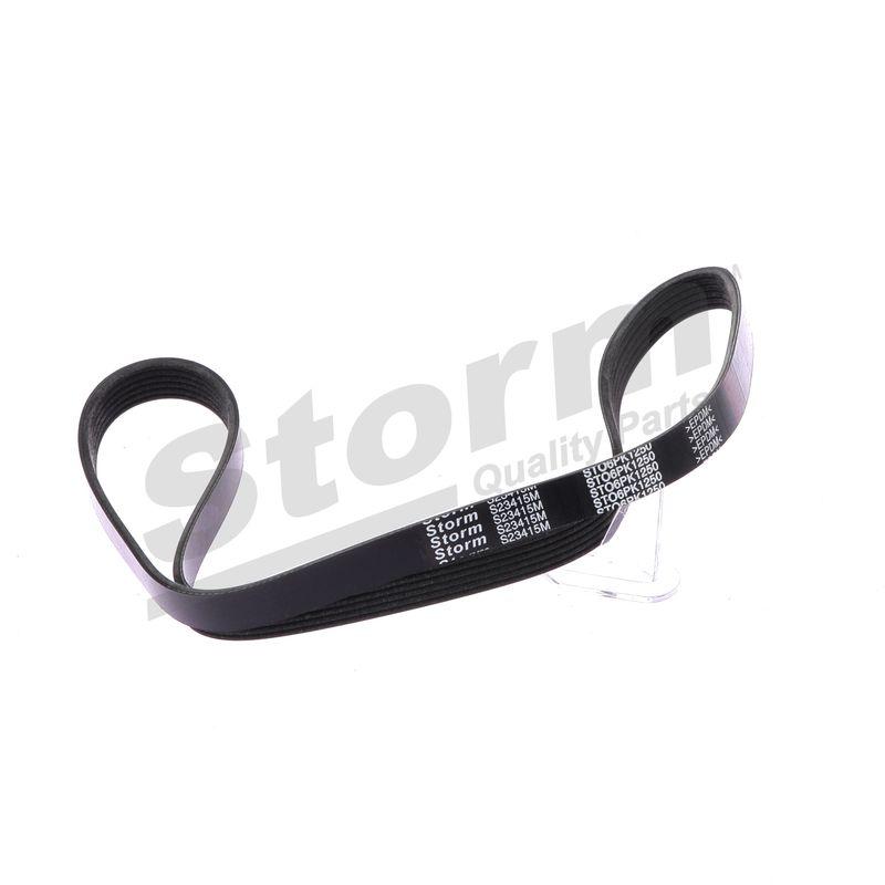 Courroie trapézoïdale à nervures STORM QUALITY PARTS STO6PK1250