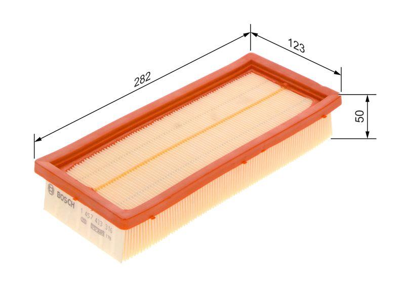 Filtre à air BOSCH 1 457 433 316