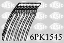 Courroie trapézoïdale à nervures SASIC 6PK1545