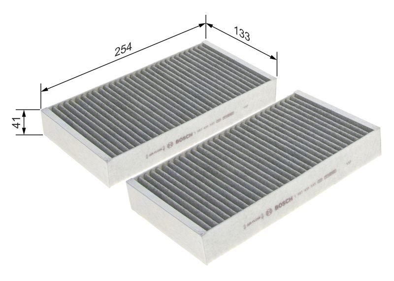 Filtre, air de l'habitacle BOSCH 1987435585