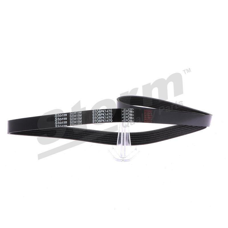 Courroie trapézoïdale à nervures STORM QUALITY PARTS STO6PK1470