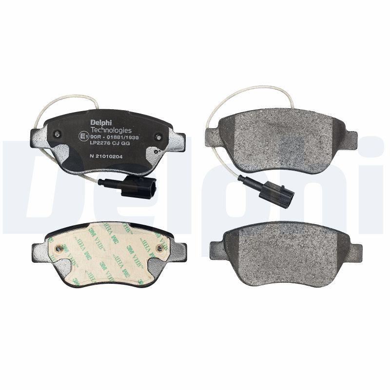 Kit de plaquettes de frein, frein à disque DELPHI LP2276