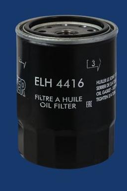 Filtre à huile MECAFILTER ELH4416