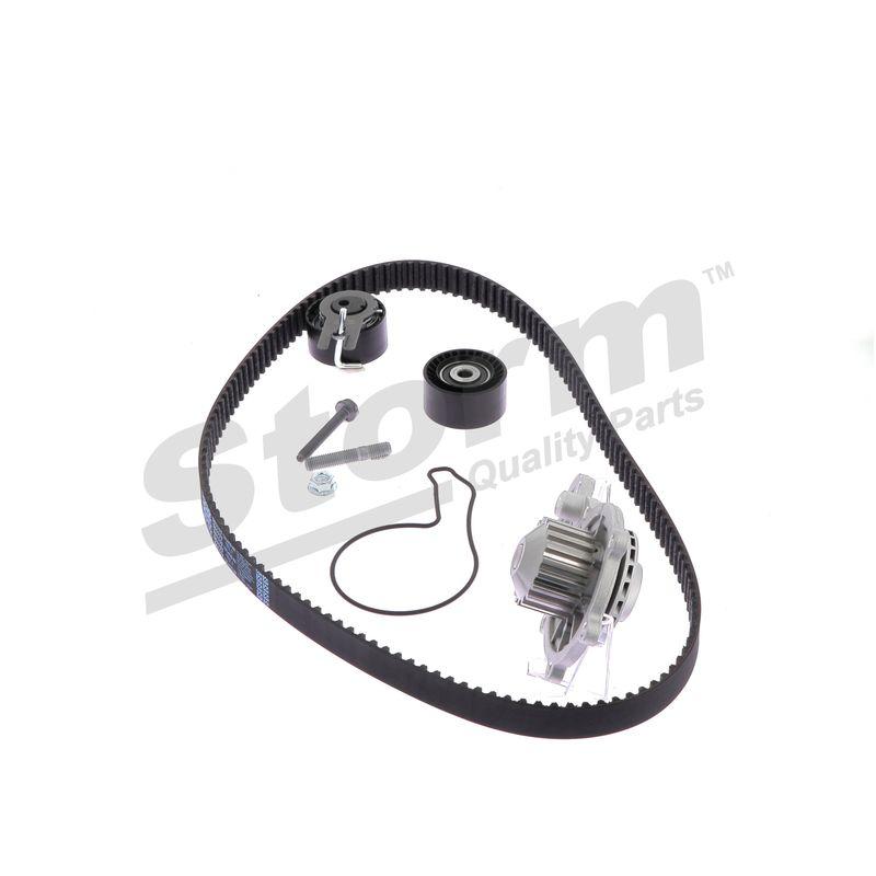 Pompe à eau + kit de courroie crantée STORM QUALITY PARTS 904487KP