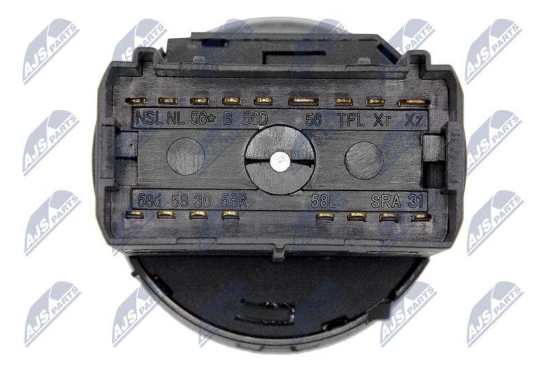 Interrupteur, lumière principale NTY EWS-VW-014