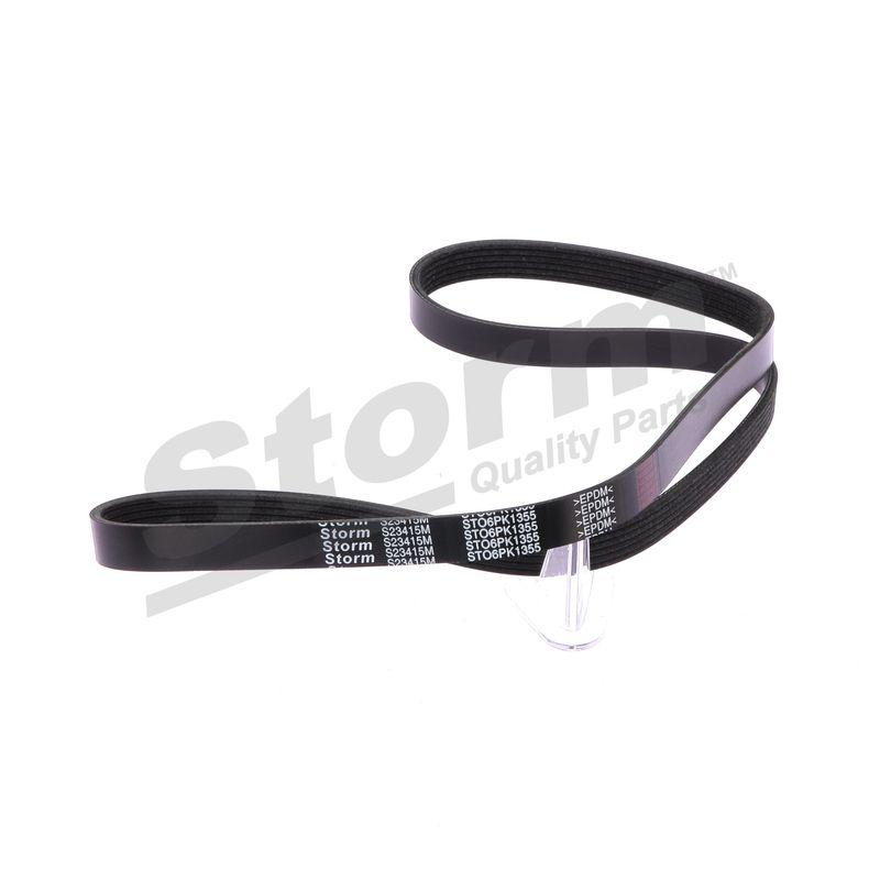 Courroie trapézoïdale à nervures STORM QUALITY PARTS STO6PK1355