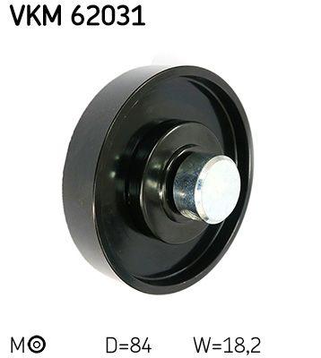 Tendeur de courroie, courroie trapézoïdale à nervures SKF VKM 62031