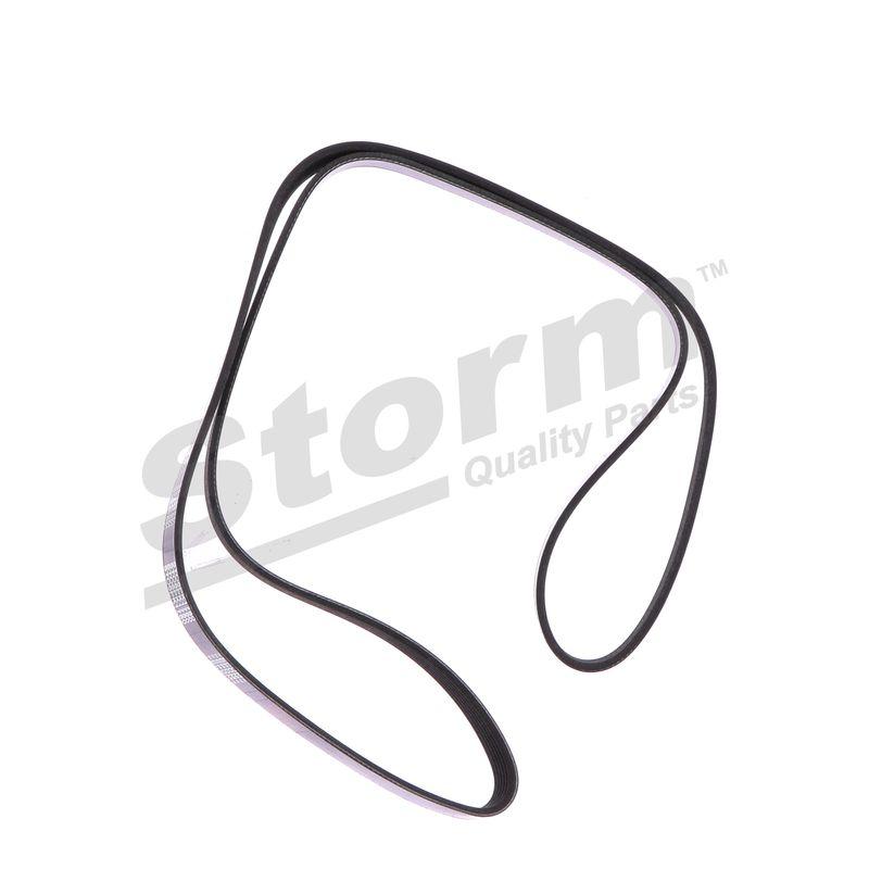 Courroie trapézoïdale à nervures STORM QUALITY PARTS STO6PK1750