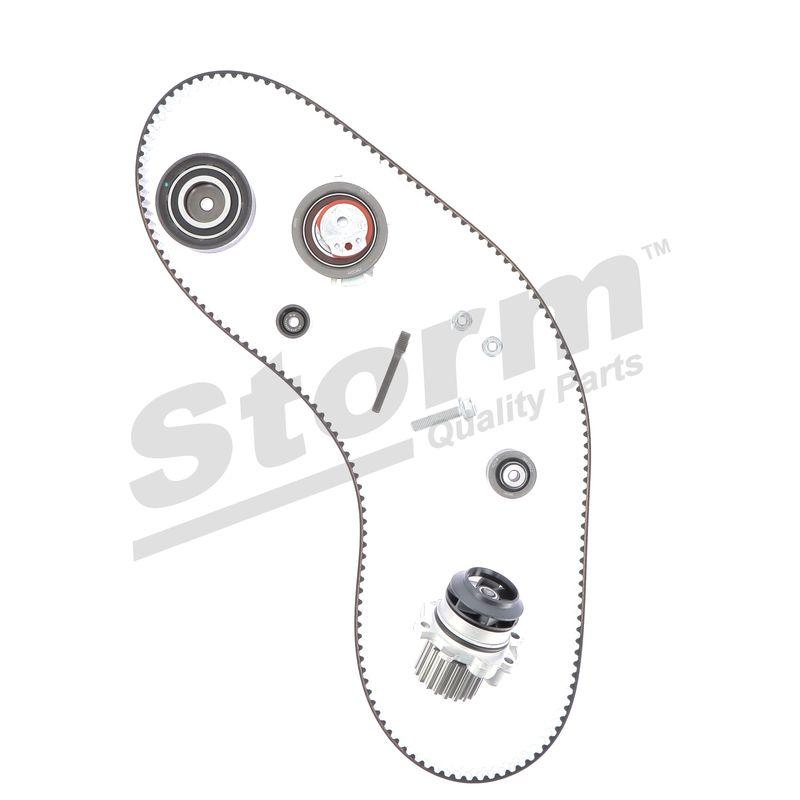 Pompe à eau + kit de courroie crantée STORM QUALITY PARTS 5550791KP