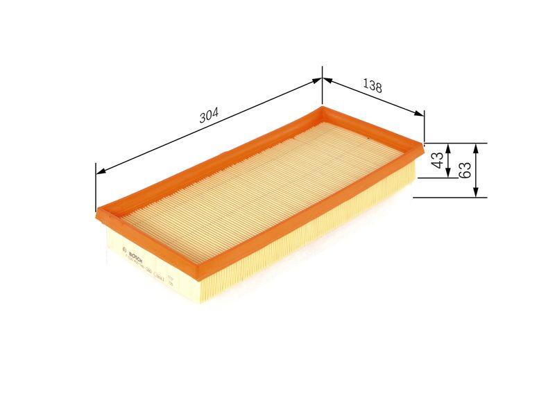 Filtre à air BOSCH F 026 400 140