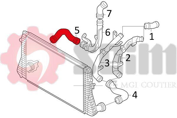Gaine de suralimentation SEIM 981620