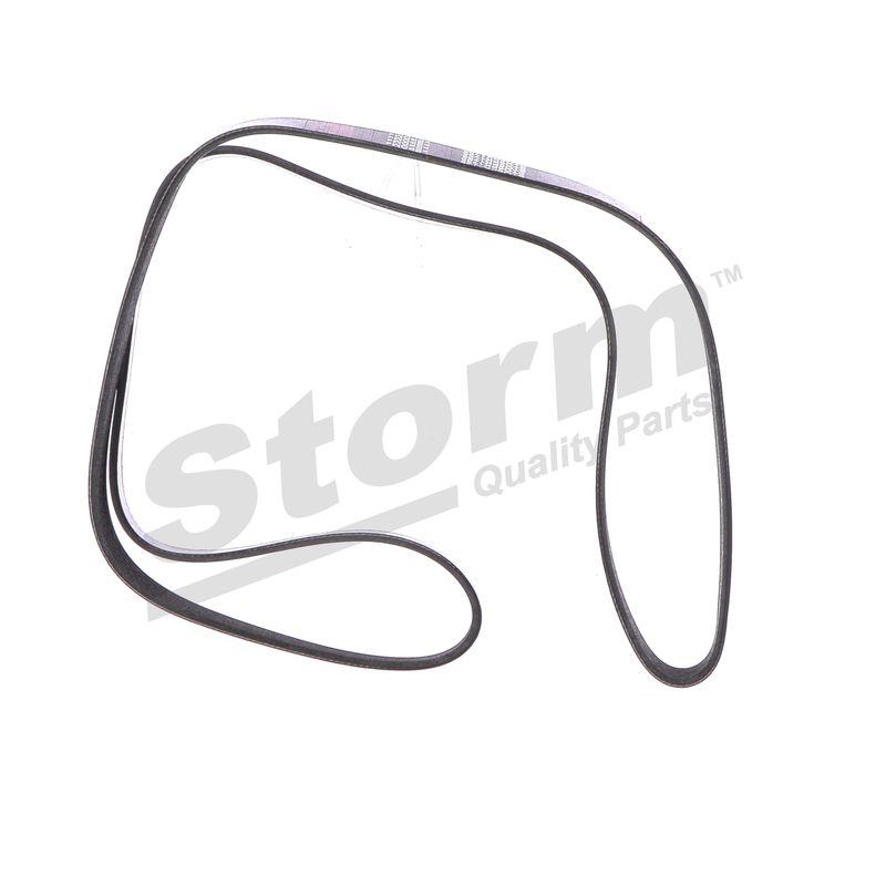 Courroie trapézoïdale à nervures STORM QUALITY PARTS STO6PK1735