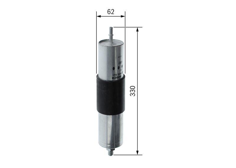 Filtre à carburant BOSCH 0 450 905 961