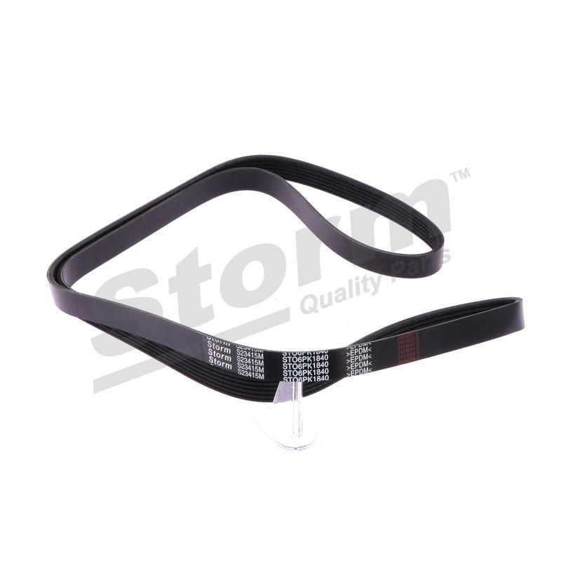 Courroie trapézoïdale à nervures STORM QUALITY PARTS STO6PK1840