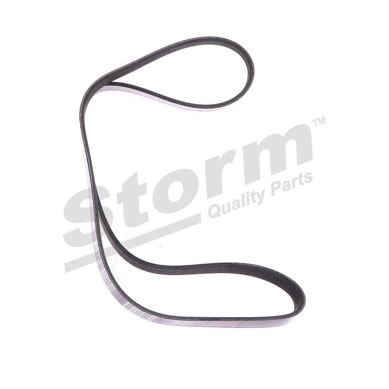 Courroie trapézoïdale à nervures STORM QUALITY PARTS STO6PK1125