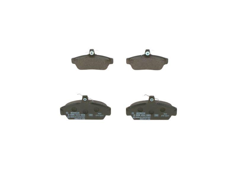 Kit de plaquettes de frein, frein à disque BOSCH 0 986 424 092