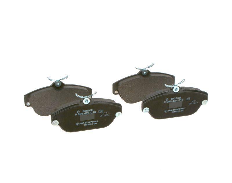 Kit de plaquettes de frein, frein à disque BOSCH 0 986 424 016