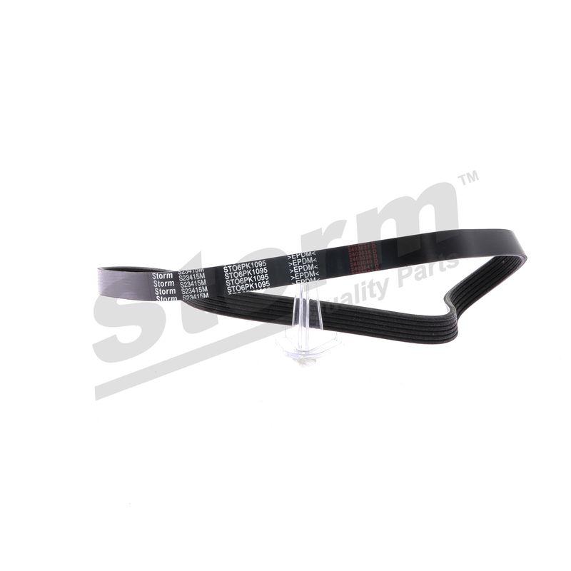 Courroie trapézoïdale à nervures STORM QUALITY PARTS STO6PK1095