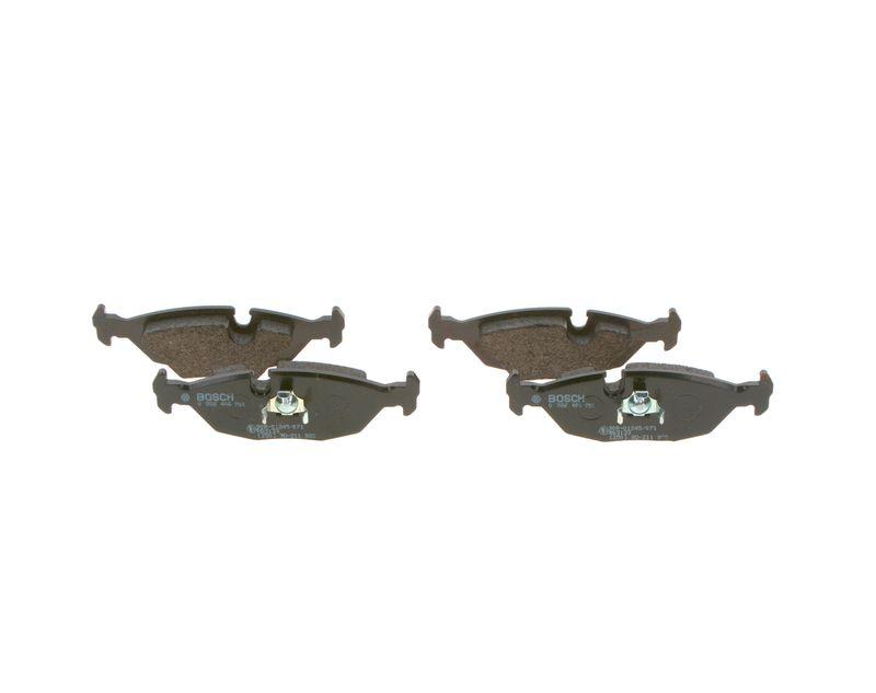 Kit de plaquettes de frein, frein à disque BOSCH 0986466751