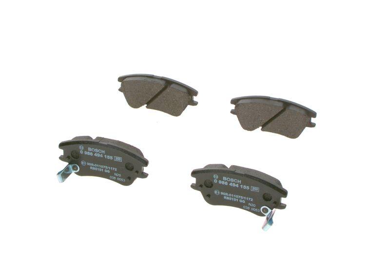 Kit de plaquettes de frein, frein à disque BOSCH 0 986 494 155