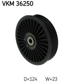 Poulie renvoi/transmission, courroie trapézoïdale à nervures SKF VKM36250