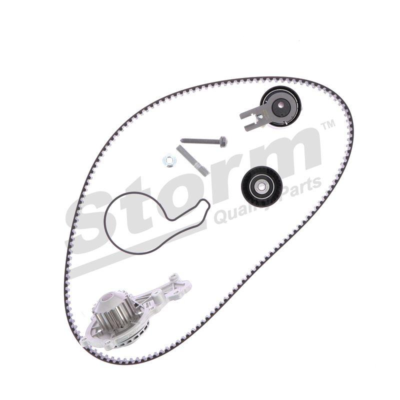 Pompe à eau + kit de courroie crantée STORM QUALITY PARTS 904487KP
