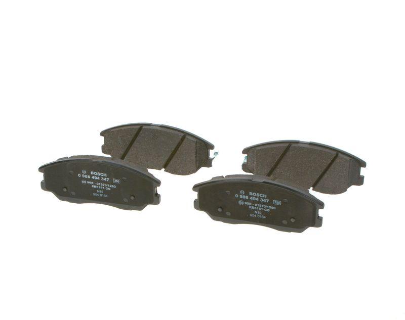 Kit de plaquettes de frein, frein à disque BOSCH 0 986 494 347