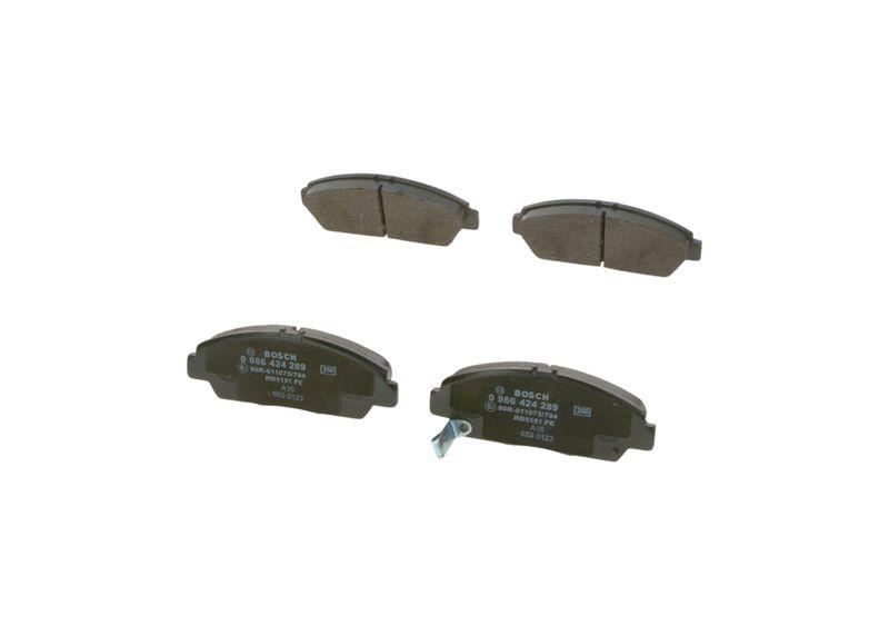 Kit de plaquettes de frein, frein à disque BOSCH 0 986 424 289