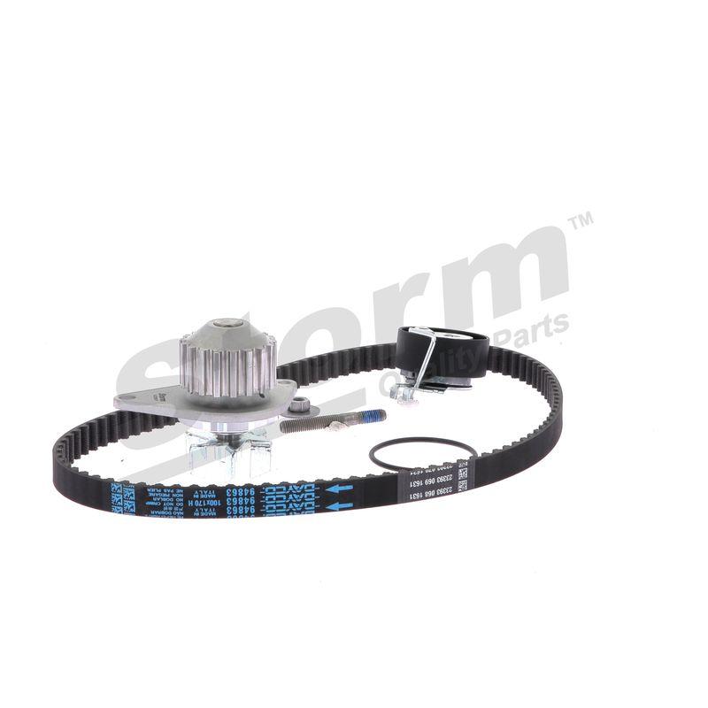 Pompe à eau + kit de courroie crantée STORM QUALITY PARTS 904463KP