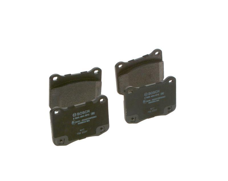Kit de plaquettes de frein, frein à disque BOSCH 0 986 494 872