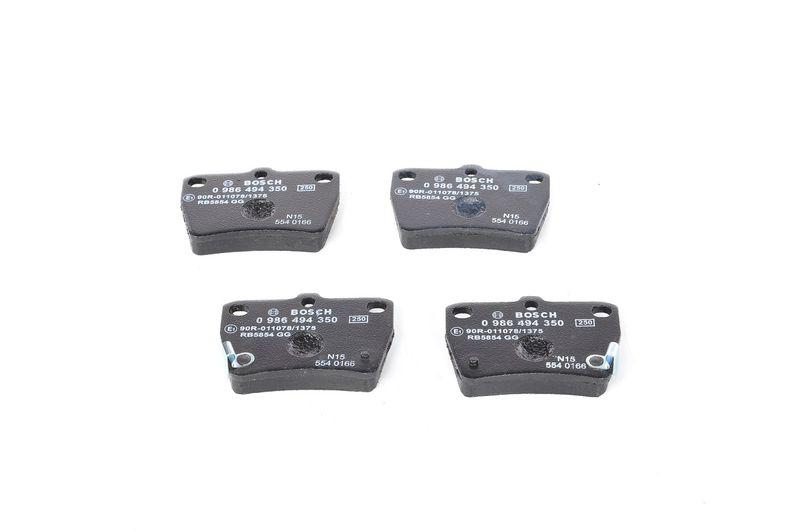 Kit de plaquettes de frein, frein à disque BOSCH 0 986 494 350