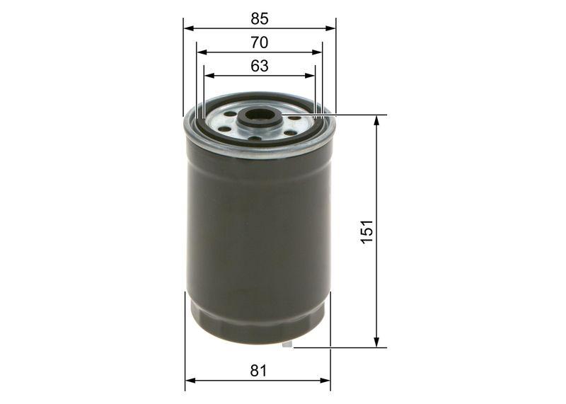 Filtre à carburant BOSCH 1 457 434 329