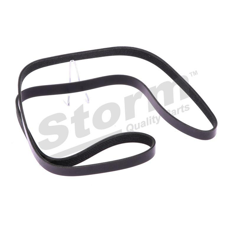 Courroie trapézoïdale à nervures STORM QUALITY PARTS STO6PK1735