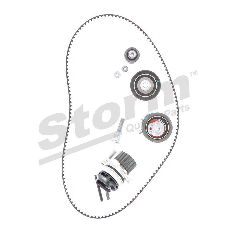 Pompe à eau + kit de courroie crantée STORM QUALITY PARTS 5550732KP