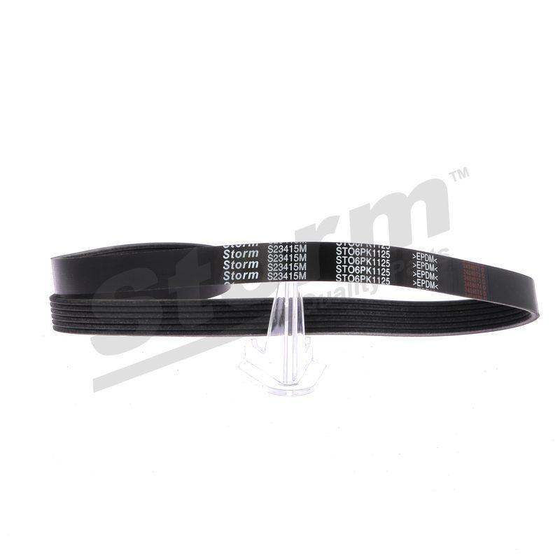 Courroie trapézoïdale à nervures STORM QUALITY PARTS STO6PK1125