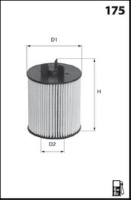 Filtre à carburant MECAFILTER ELG5339