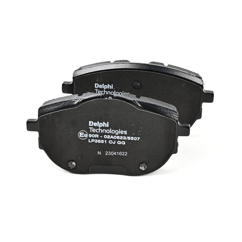 Kit de plaquettes de frein, frein à disque DELPHI LP3651