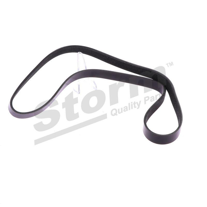 Courroie trapézoïdale à nervures STORM QUALITY PARTS STO6PK1153