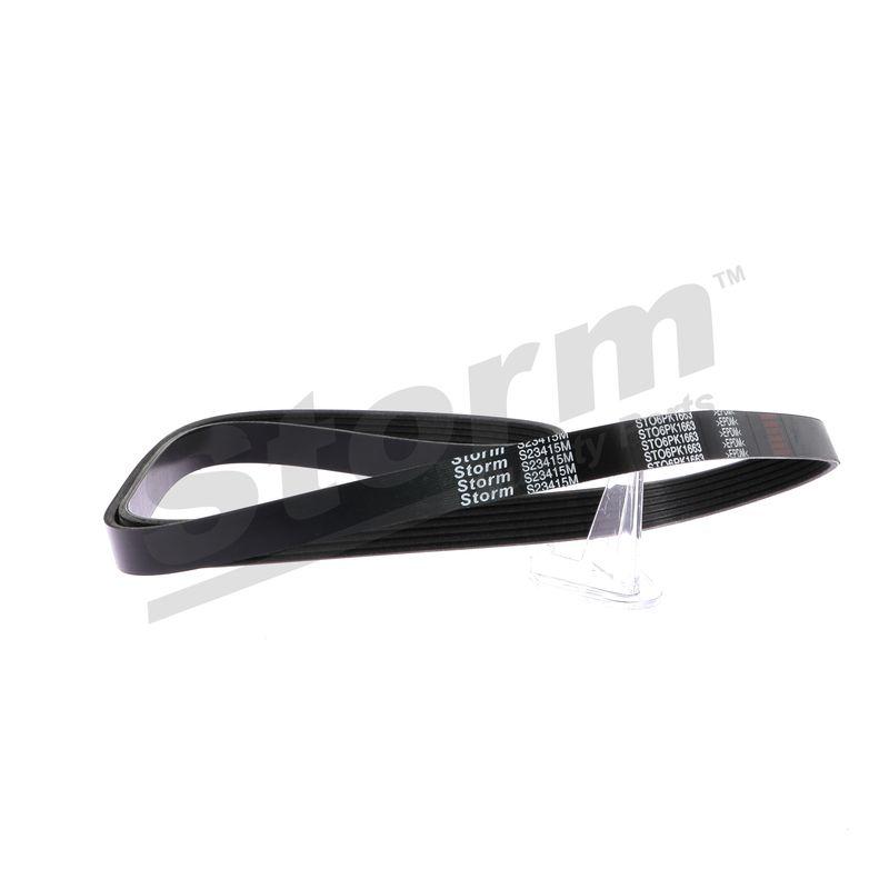 Courroie trapézoïdale à nervures STORM QUALITY PARTS STO6PK1663