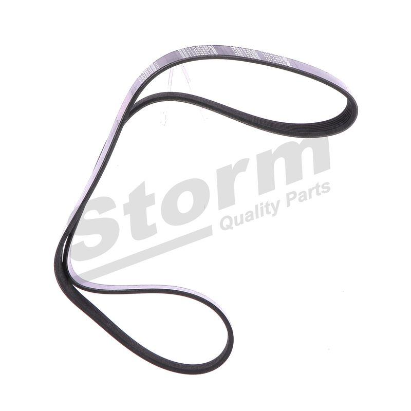 Courroie trapézoïdale à nervures STORM QUALITY PARTS STO7PK1125