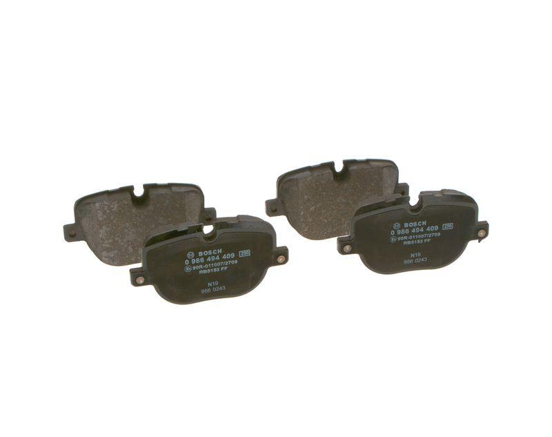 Kit de plaquettes de frein, frein à disque BOSCH 0 986 494 409