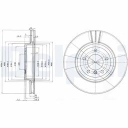 Disque de frein DELPHI BG3830
