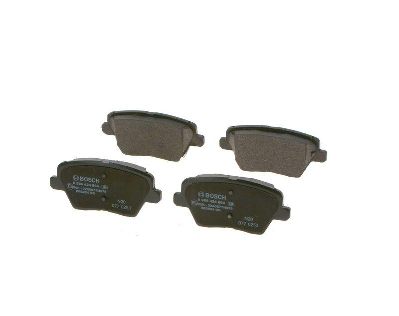 Kit de plaquettes de frein, frein à disque BOSCH 0 986 424 864