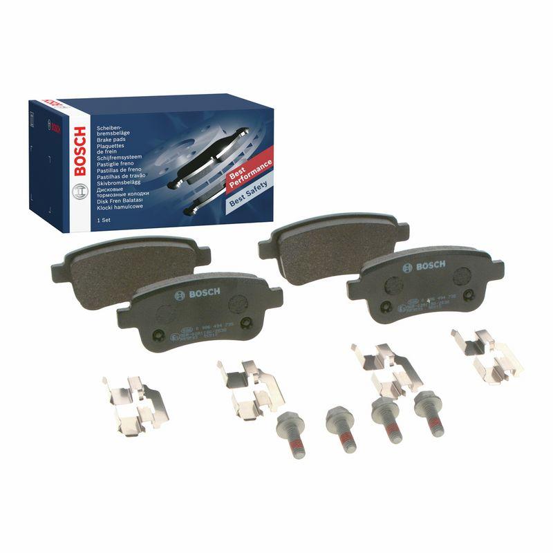 Kit de plaquettes de frein, frein à disque BOSCH 0986494735